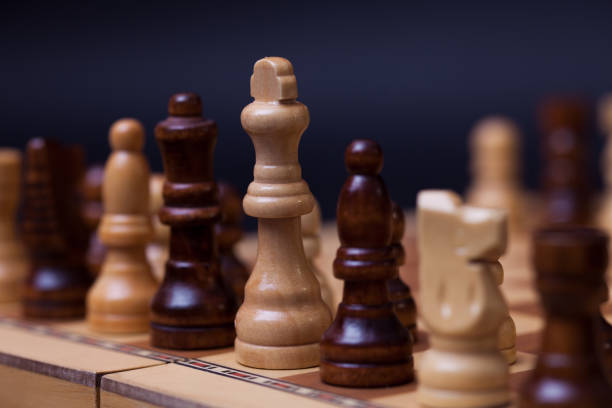 istock Chess, different chess pieces at random. The concept of a multinational working group, 1226745769