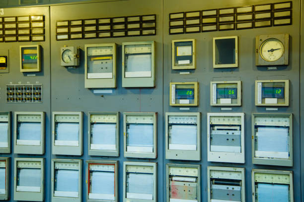 istock Control panel of the nuclear power plant. 1226748701