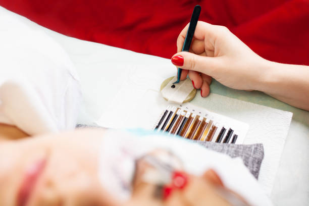 istock Eyelash extensions in a beauty salon 1226752293