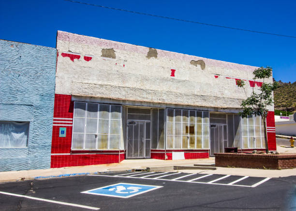 istock Abandoned Retail Store Building In Distressed Town 1226754480