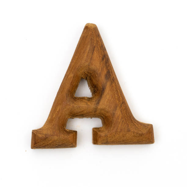 istock wooden letters A english alphabet on white background 1226757764