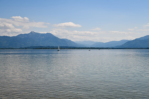 Lake Chiemsee in Bavaria Germany