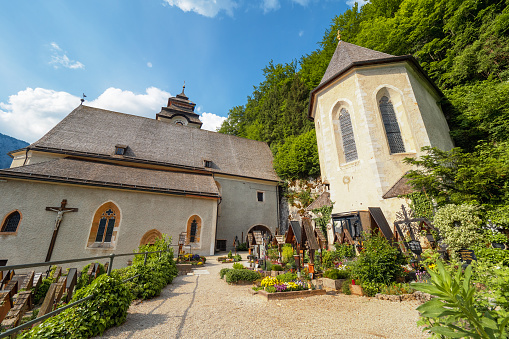 Benedictine monastery from Ettal village, Bavaria, Germany called Ettal Abbey