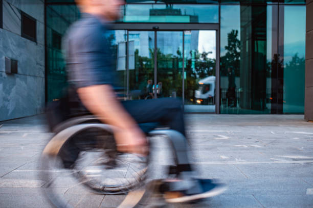 istock Young Businessman with Physical Disability on the Move 1226774934