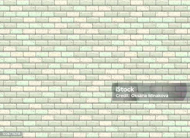 Endless Brick Pattern Brick Wall Seamless Pattern Realistic Light Color Brick Texture Endless ...