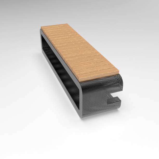 istock 3d image of Bench Severyanin Moscow 1226777733