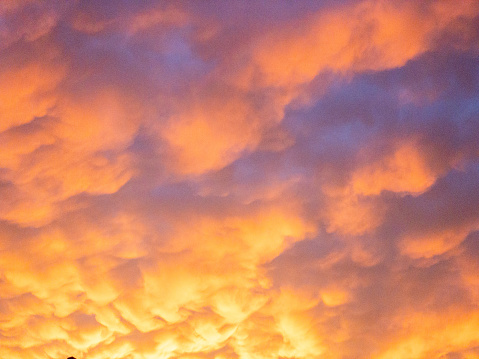 Sky sunset of sunshine and cloud, bright twilight background