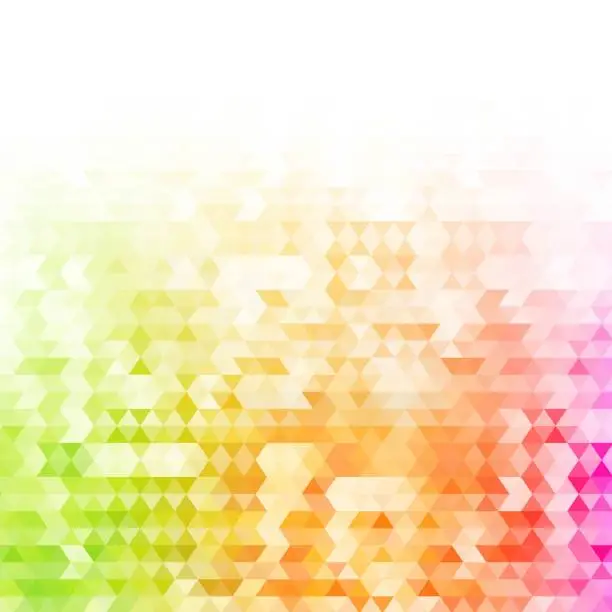 Vector illustration of colorful background image of triangular shapes. polygonal style - Vektorgrafik