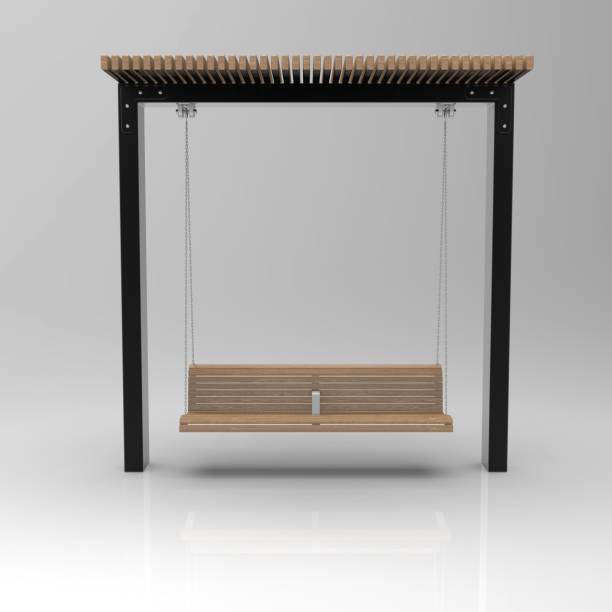 istock 3d image of Park swings Top 2 1226780578
