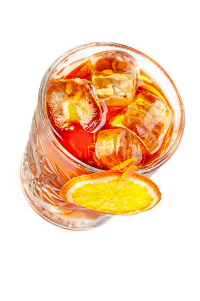 istock Cold alcoholic cocktail isolated on white background. 1226780623