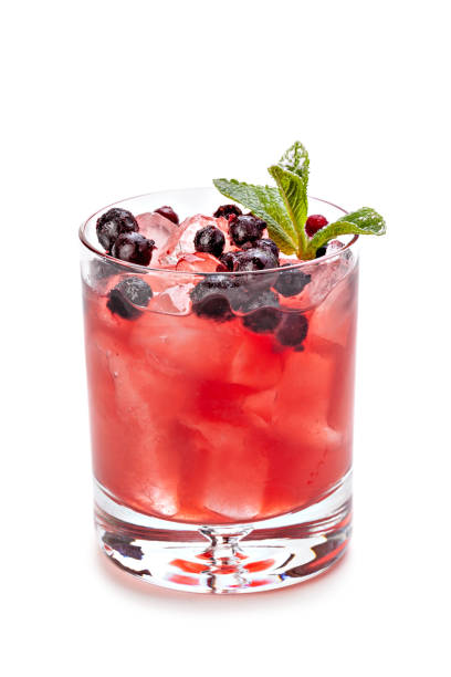 istock Cold alcoholic cocktail isolated on white background. 1226780824