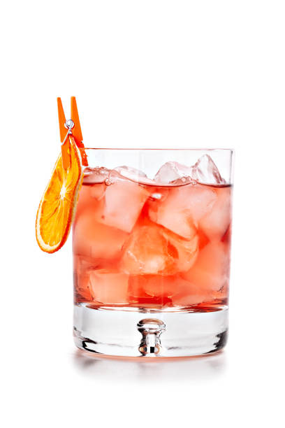 istock Cold alcoholic cocktail isolated on white background. 1226780931
