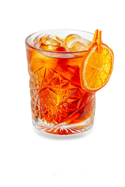 istock Cold alcoholic cocktail isolated on white background. 1226780969