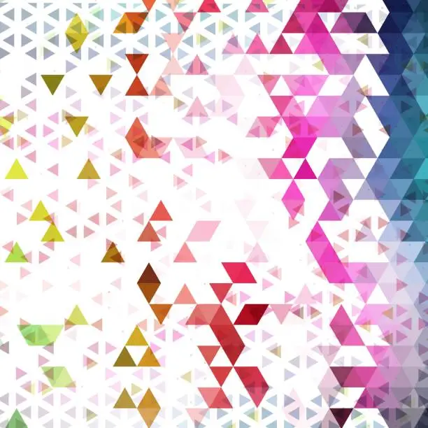 Vector illustration of geometric vector background of triangular shapes - Vektorgrafik. eps 10