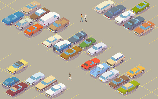 Parking lot illustration