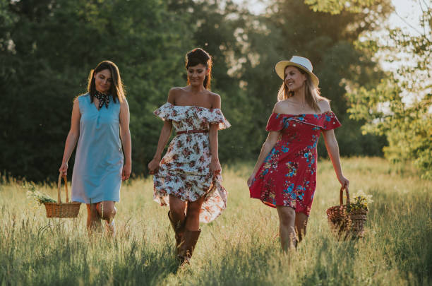 istock Girls spending day in nature 1226789340