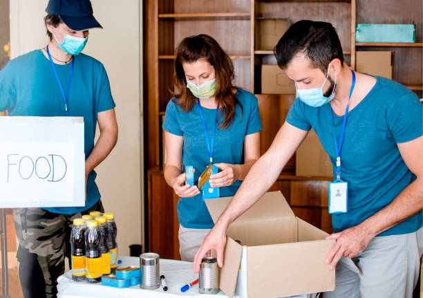 istock Social workers provide humanitarian assistance to a disadvantaged person 1226791996