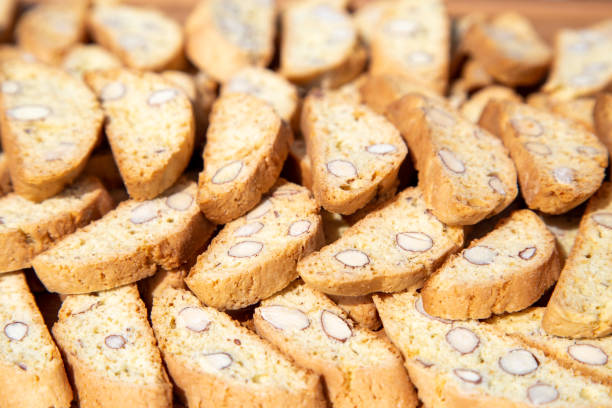 cantuccini - biscotti italian cuisine italian culture breakfast foto e immagini stock