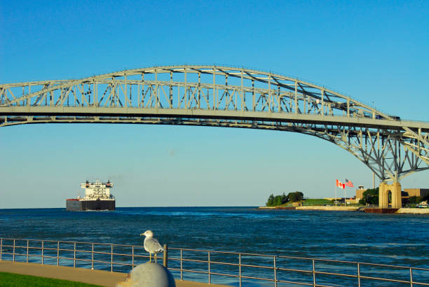 istock Blue Water Bridge-Gateway to Lake Huron-Port Huron Mi. 1226801672