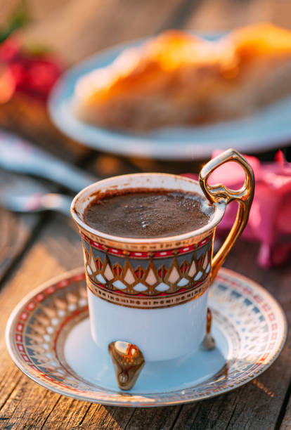 istock Turkish Coffee and Traditional Dessert Baklava 1226807019