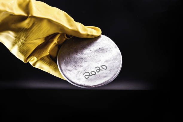 istock A highly enriched uranium billet. Original and without rotation. The enriched uranium is the one with high concentration of the U-235 variant Nuclear weapon, danger of war or nuclear conflict. 1226809234