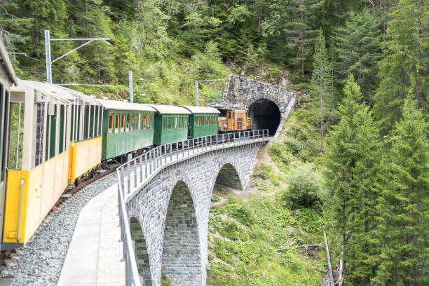 istock Historic steam train in Davos, Switzerland 1226809508