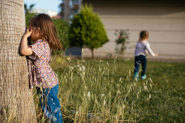 istock Children playing hide and seek 1226810984