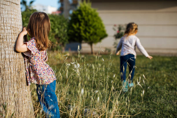 istock Children playing hide and seek 1226811058