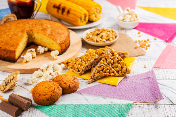 istock Brazilian party junina party table 1226811734
