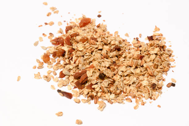 istock Heap stack of Healthy breakfast muesli 1226812100