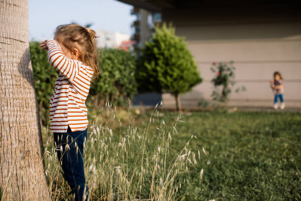 istock Children playing hide and seek 1226812327