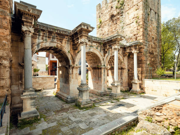 istock Hadrian's Gate in old city of Antalya 1226819509