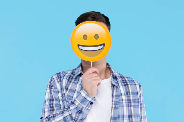 istock Young adult man male isolated on blue background 1226819607