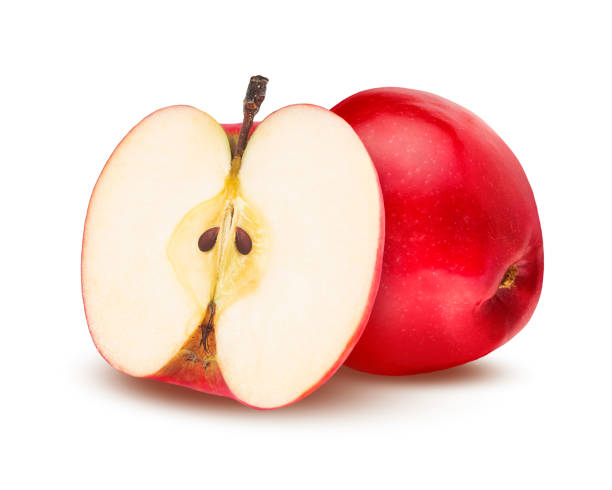 istock Ripe Red Apples isolated on white background 1226819898