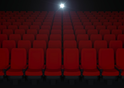 Cinema Seats 3d Rendering Stock Photo - Download Image Now - Movie Theater,  Seat, Movie - iStock