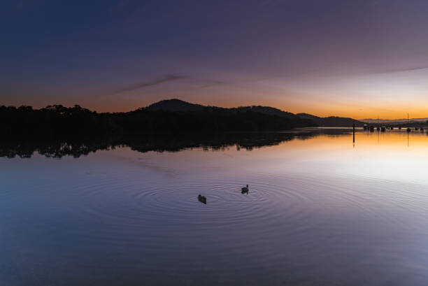istock Soft and Light High Cloud Sunrise over the Bay 1226822991