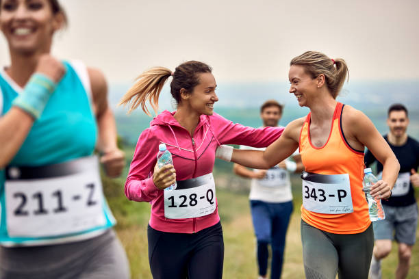 istock We will make it to the finish line together! 1226823138