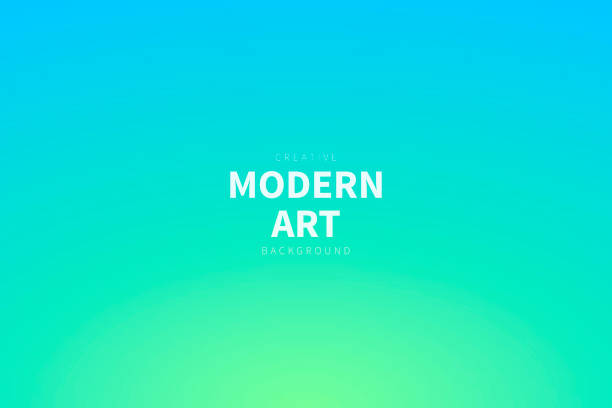 Abstract blurred background - defocused Blue gradient Modern and trendy abstract background with a defocused and blurred gradient, can be used for your design, with space for your text (colors used: Green, Turquoise, Blue). Vector Illustration (EPS10, well layered and grouped), wide format (3:2). Easy to edit, manipulate, resize or colorize. neon turquoise stock illustrations