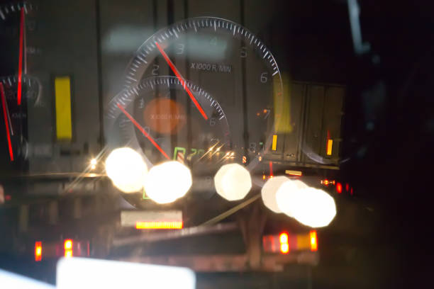 istock Accident on the night road. 1226830734