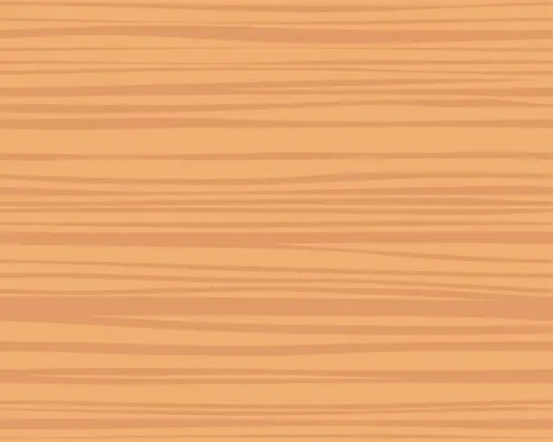 Vector illustration of Seamless repeating pattern of plain light brown wood texture background vector