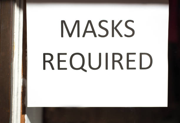 istock Pandemic Reopening Sign: Masks Required 1226837795