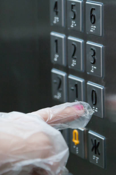 istock Inside of the Elevator for Covid-19 1226838508