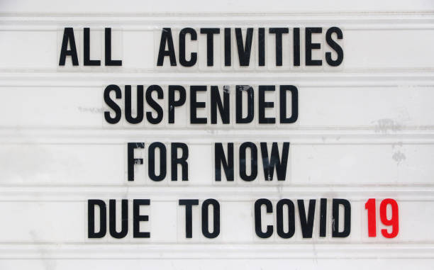 istock COVID-19 Activities suspended sign 1226857203
