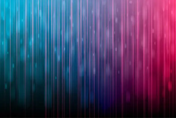 Vector illustration of Abstract blue pink blurred lines background