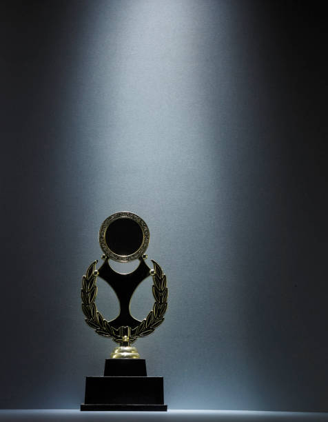 istock gold trophy on the gray background 1226876064
