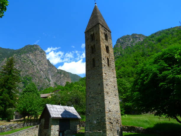 istock Saint-Pierre bell tower, Isola village, Alpes-Maritimes 1226877483