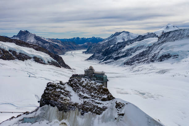 top of europe jungfraujoch - jungfrau photography landscapes nature foto e immagini stock