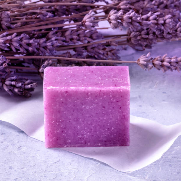 istock Lavender soap with dried lavender flowers, square image 1226879348