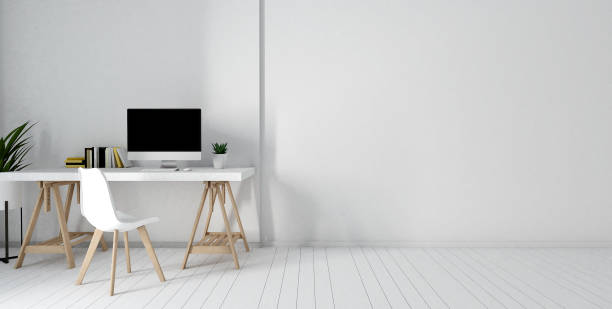 istock 3d rendering of modern Office area 1226881546
