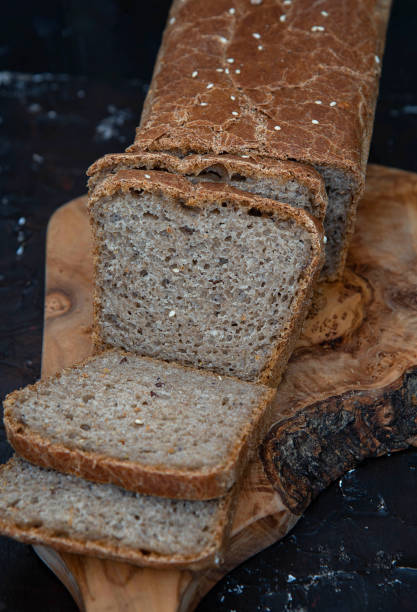 istock Homemade whole grain bread with with seeds 1226883893